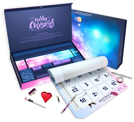 Picmondoo Adventsmotiv 2025 – Großes Überraschungsmotiv Diamond Painting Set mit 24 nummerierten Feldern – Limitierte & nummerierte Edition, Komplettset mit Zubehör (Adventsmotiv)