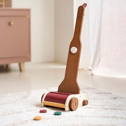Petite Amélie Kinderstaubsauger «Noyer» – Inkl. 8 Magnetmünzen