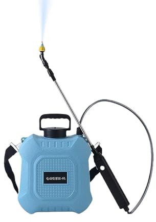Pulverizador de mochila – Pulverizador de agua portátil eléctrico de tipo C 29,5 x 17 x 27 cm | De jardinería con 3 boquillas para la horticultura doméstica fumigación riego limpieza fertilización