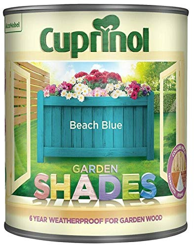 Cuprinol Garden Shades Paint in Tester Pot 125 ml, Beach Blue