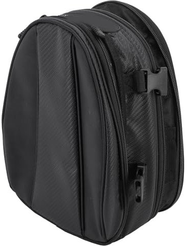 Aramox Motorrad-Hecktasche Wasserdicht, Motorrad-Rücksitztasche, Gepäckbox, Rucksack, Reise-Hecktaschen, Universell für Motorräder, Motorrad, Roller, Fahrrad, ATV, Schwarzes Oxford-Gewebe