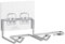 MultiValue Soporte Secador de Pelo, Acero Inoxidable Colgador Secador Pelo Pared Soporte para Secador Pelo con Pegatina Soporte Secador para Dormitorio Cuarto de Baño