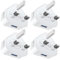 USB Adapter Plug UK 4 PACK, Phone Charger Plug for iPhone, 5V 1A/ 3 PIN USB Wall Plug Socket Charging for i Phone 14/14 Pro/14 Plus/14 Pro Max/13/12/11/XR/XS Max/SE/8/7/6/5