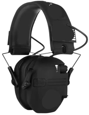 Generico Le cuffie antirumore da esterno riducono attivamente il rumore(1PCS-Black)