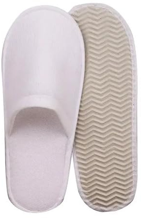 OZLCUA 6 par hotelltofflor, resor för bröllopsfest, sanitära för gäster hemma, halkfria unisex-skor för män och kvinnor, färg 07, One Size