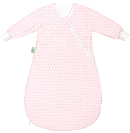 Odenwälder 1430 Jersey-Unterzieh-BabyNest springing dots, Größe in cm:70 cm, Farbe:rosé quarz