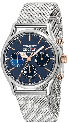 Sector No Limits 660 Orologio Uomo Multifunzione in Acciaio, PVD Oro rosa - R3253517010