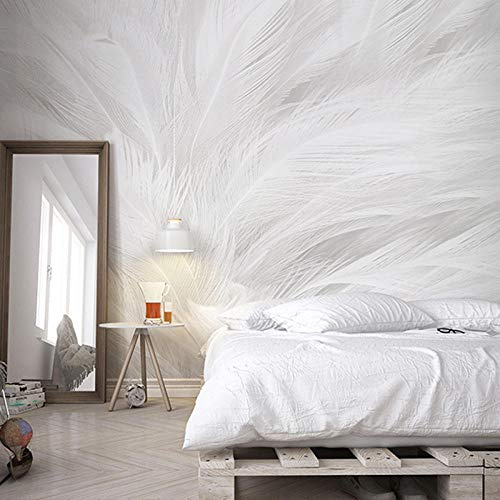 XLMING Yagu American Vliestapete abstrakte Kunst Federtapete TV Hintergrund Wand benutzerdefinierte Wandtuch Wandtuch fototapete 3d effekt tapete tapeten wald vintage-400cm×280cm