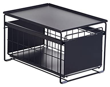 AMZWDMZ Organizador Fregadero Almacenaje de Cocina bajo Fregadero Multiuso Estante ​Fregadero de Cocina Diseño de Empujar y Tirar para Cocina y Mueble ​de Baño