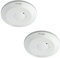Oktaplex Ida 2er Set Decken-Bewegungsmelder flach 360° Hochfrequenz-Sensor 2-16m Reichweite 230V Präsenzmelder weiß mit Dämmerungssensor