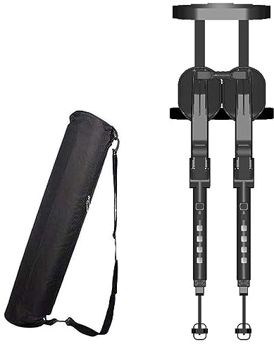 Miuxe Wearable Leg Ergonomie Leichtgewicht Sitz, 3 Gang Einstellbare Höhen Tragbare Faltbare Hocker, Chairless Stuhl Unsichtbaren Stuhl, Tragen Bis Zu 150kg, Überall Camping Für Angeln, U-Bahn