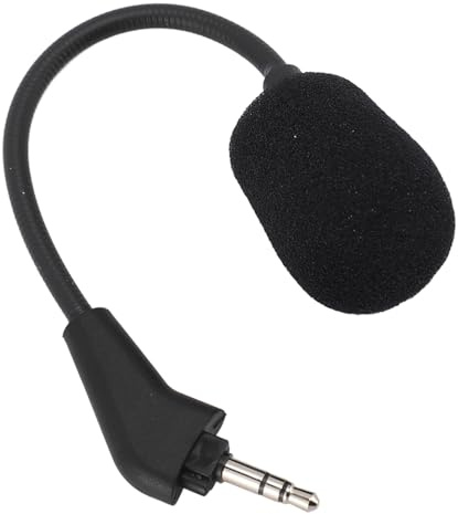 Micro de Remplacement pour Corsair HS50 HS60 HS70 Pro HS70 SE, Casque de Jeu, Microphone à Flèche Amovible Antibruit de 3,5 Mm avec Mousse