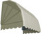 T-TENDA - Tenda a Cappottina a 5 Raggi Personalizzabile, con Struttura in Alluminio, in Tessuto PVC, Adatto per Balconi, Porte e Finestre, Disponibile in Varie Misure e Mantovane