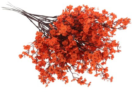 HOMOCONO 8stücke Künstliche Schleierkrautblumen Bouquet Für Hochzeit Realistische Gypsophila Kunstblumen Gefälschte Blumen Für Dekoration Ohne Pflege Natürlicher Look Für Wohnzimmer