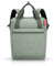 reisenthel allrounder R twist sage – Rucksack und Tragetasche in einem – Mit Stecklasche für Reisetrolleys