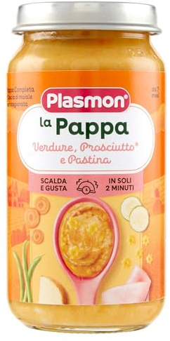 Plasmon La Pappa - Verdure, Prosciutto e Pastina 200g (6 confezioni)