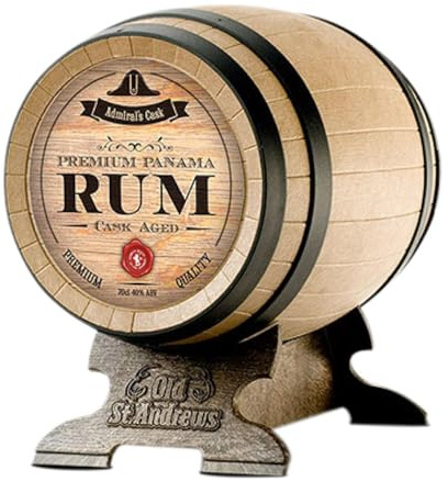 Ron Old St. Andrews Admiral's Cask Premium Panama Rum Cask Aged Barrel 70 cl