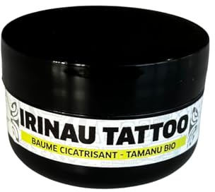 Baume Cicatrisant Tatouage Premium Polynésien Irinau Tattoo BIO – Hydratant Naturel, Apaise et Protège, 15 ml (multicolor)