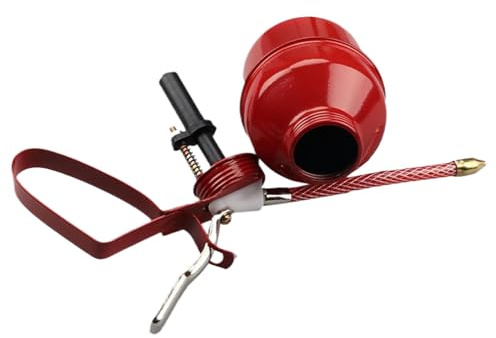 Distributeur de canettes d'huile moteur, pompe à huile moteur,Flacon de pulvérisation d'huile de voiture en métal avec bec flexible - Huileur de pompe de conteneur d'huile de camion en métal p