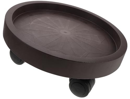 POPETPOP Rolling Plant Tray Mit Rädern Aus Kunststoff Pflanzentablett Für Innen Und Außen Mobile Blumentopfaufbewahrungshalter Praktisch Und Vielseitig Einsetzbar