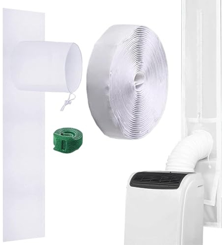 Tragbare Klimaanlage Türdichtung Kit, 25x92cm Klimaanlage Balkontürdichtung, Türabdichtung Für Mobile Klimageräte, Klimaanlagen, Wäschetrockner, Ablufttrockner Ohne Bohren