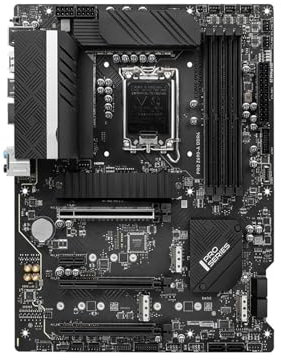 QWEOWW Carte mère Fit for MSI Pro Z690-A DDR4 LGA 1700 Compatible 12100F, 12400F, 14700F, 12900F, processeur i5-13500 DDR4 128 Go ATX