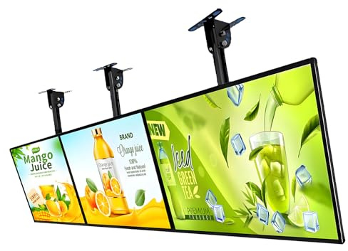 Pannello luminoso TV, pannello luminoso a LED sottile con cornice a scatto, espositore per poster illuminato, schermo per menu retroilluminato a LED,3pcs-50×80cm