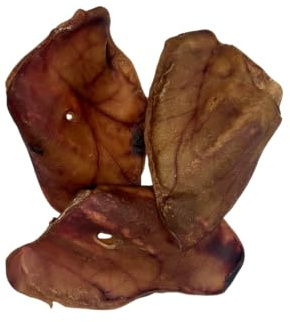 Orejas de cerdo secas de alta calidad XL para perros. Artículos masticables para grandes y pequeños, de cerdo, sin cereales, aperitivos para masticar, golosinas para perros