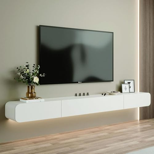 Mobile TV da parete con ante e cassetti, multi vano portaoggetti, console multimediale per soggiorno e camera da letto