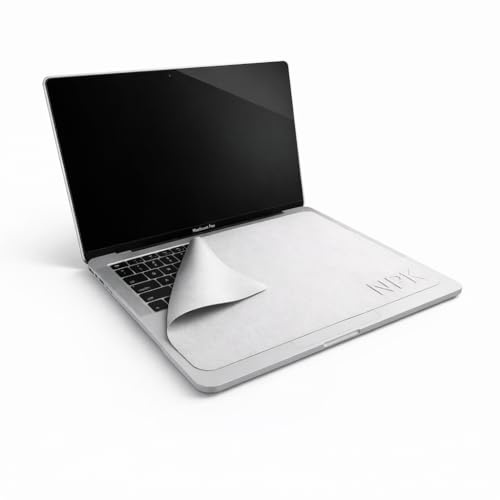 Pellicola protettiva per tastiera e display per computer portatili, panno in microfibra (34 x 22,5 cm) per MacBook Pro da 15 pollici e 16 pollici, Dell XPS, HP Envy e molto altro ancora