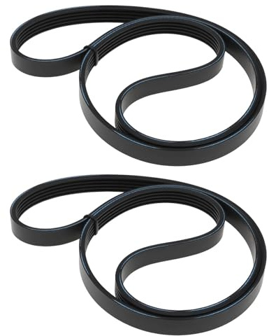 ECSiNG Poly-Rippen-Antriebsriemen 7233066820 0911029120, 864 mm, kompatibel mit Metabo HC 260, 2 Stück