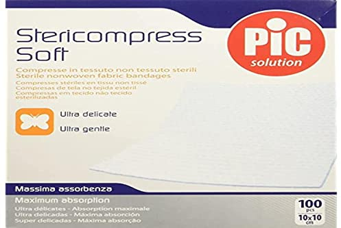 Garze Stericompress Soft In Tessuto, 10 X 10 cm, 100 Compresse