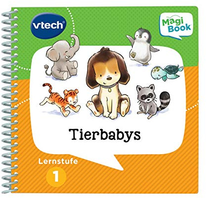 VTech 80-480004 Lernstufe 1 - Tierbabys Magibook; Lernbuch; Lernbücher