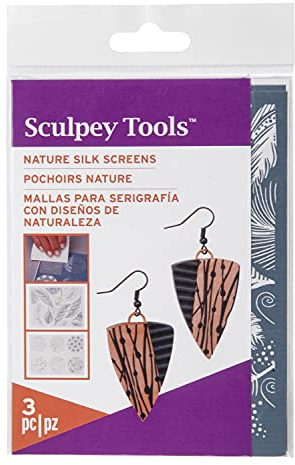 Sculpey AS2001 Siebdruck-Set, Nature