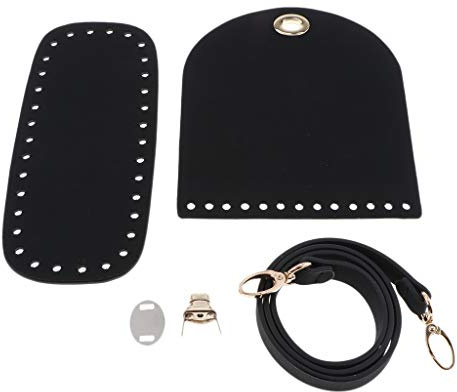 Hellery Einlegeboden Taschenboden Tascheneinlegeboden mit Taschenzubehör zum Nähen und Häkeln für Taschen-Herstellung - Schwarz