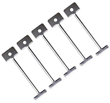 YlRNhe 100 Pcs Replacement Steel Needles for Flooring Wall Tile Leveling System Leveler Replaceable Pin Tiling Construction Tools 1.5mm for Walls Flooring