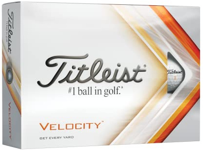 Titleist Velocity Golf Balls, Adults Unisex, White, One Size