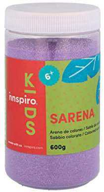 INNSPIRO Sabbia di colori viola 600 gr per decorazione e artigianato
