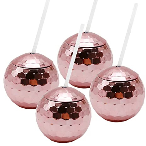 ZUDKSUY Disco Ball Cups Set of 4