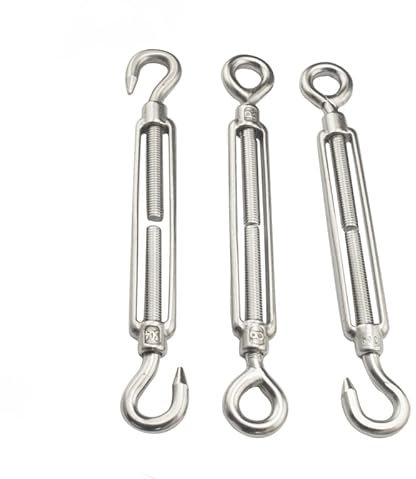 Expansionsbolzen Rawl, Ankerbolzen, 304-Drahtseil-Kabel-Rigging-Haken, Augenspannschloss-Spannungsanker, Bolzen, Hängematte, Zelt, Markise, Hardware-Zubehör (Länge: CC-Typ, Spezifikation). ( Color : M