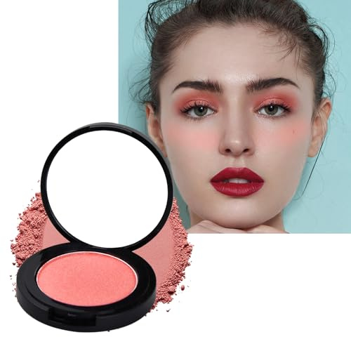 Fard per Guance in Polvere, Palette Face Blush, Fard Make Up Opaco, Fard Illuminante Compatto, Blushers for Cheeks, Mineral Powders Blush, Finitura Naturale e Setosa per Donne, 3.5g (B02 orgasm)