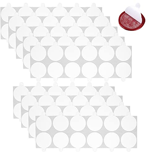 WARFEL Double Sided Adhesive Dots for Wax Seal, 108 Pieces 1 Inch Stickers Round Adhesive Backing for Wax Sealing DIY Craft