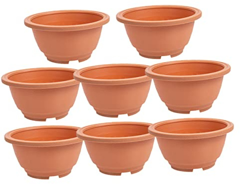 BESPORTBLE Macetas 8 Piezas Maceta Planta suculento contenedor de plástico Flor jardineras de plastico Jardinera de plastico carnoso envase combinación suculenta guardería el plastico