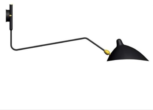 Lampada da Parete Interno Lampada Da Parete Retrò Nordica Lampada Da Parete In Ferro Battuto Vento Industriale Asta Lunga Camera Da Letto A Bilanciere Lampada a Muro