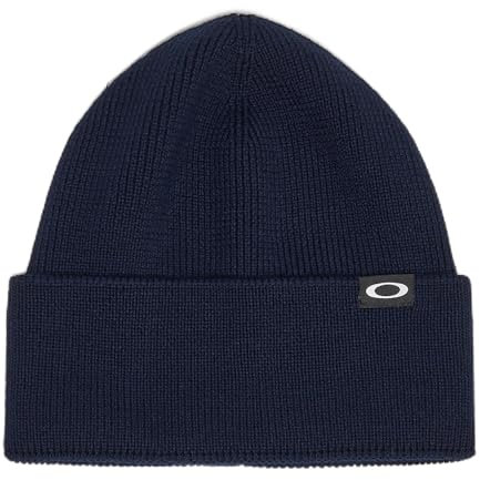 Oakley Herren Cuffed Ellipse Recycled Beanie, Team Marineblau, Einheitsgröße