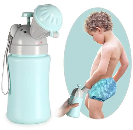Baby Child Potty Urinal,Portable Urinal,Portable Baby Child Kids Travel Potty,Hygienic Leak Proof Urinal,Kid Toddler Pee Training Cup,Pee Bottle for Kid,Emergency Toilet for Camping,Car Travel