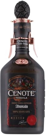 Cenote Ahumado Tequila 70cl, 40% ABV | 100% Blue Weber Agave, Natural Volcanic Water, Premium Aged Tequila, Smoked Agave