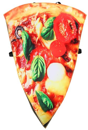 WESIEVYA Costume Da Pizza Per Ragazzo Ragazza Ragazza Abbigliamento Cosplay Simulazione Di Pizza Vestiti Divertenti Per Feste e Eventi Per Compleanni e Occasioni Speciali