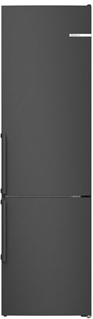 Bosch Serie 4 Freistehende Kühl-Gefrier-Kombination 203 x 60 cm KGN39VXAU | NoFrost nie wieder abtauen, edles Black Inox Design, XXL 363 l Volumen, VitaFresh Frischesystem, extrem leise 29 dB