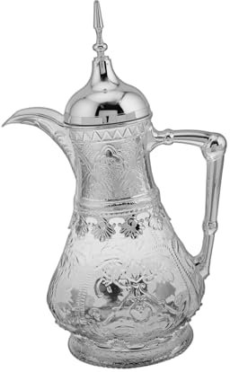 Hemobllo Jarra De Vidrio Tapa y Para Agua Fría Estilo Árabe Turco Para Jugos Café y Té Accesorio Antiguo Para Hogar Capacidad